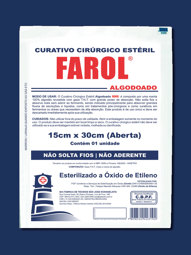 Curativo cirúrgico 15X30 Farol - 3022