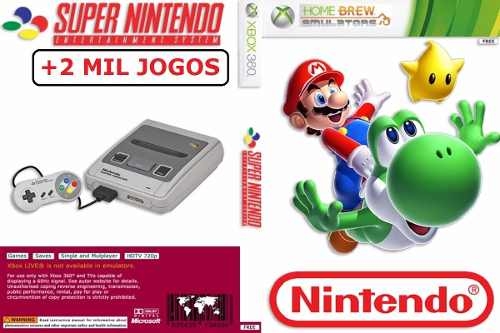 Emulador Super Nintendo para Xbox 360 São + de 3100 Jogos