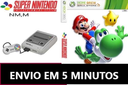 Emulador Super Nintendo para Xbox 360 São + de 3100 Jogos