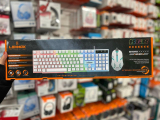 Teclado e Mouse Gamer com fio Rgb Ley 207