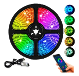 Fita de Led RGB Usb 5m com Bluetooth Smart Cd Kap5050