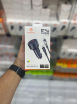 Carregador veicular com cabo Tipo C 87,5w C�d L166