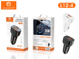 carregador veicular 35w usb + usbc L124
