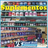 PRATELEIRA PARA SUPLEMENTOS