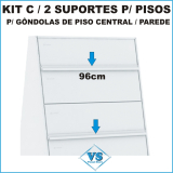 Gondola de Parede Pisos Revestimentos Visual Store