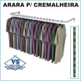 ARARA PARA CREMALHEIRA 1,20MT TUBO QUADRADO OU REDONDO BRANCA OU PRETA
