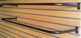 * ARARA DE PAINEL CANALETADO 1,20 MT TUBO REDONDO GL117-D *BRANCA OU PRETA*