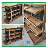 GNDOLAS EM MDF ESTILO E QUALIDADE COR MADEIRADA