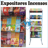 EXPOSITORES PARA CAIXAS DE INCENSOS MODELOS SIMPLES E DUPLOS