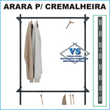visual store araras cremalheiras