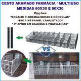 cestos farmcia com divises visual store