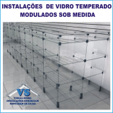 Visual Store instalaes vidro temperado modulados