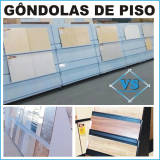 Gondola de Parede Pisos Revestimentos Visual Store