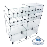 BALCES , PRATELEIRAS , GNDOLAS CENTRAIS , PIRAMIDES , VIDRO MODULADO TEMPERADO VRIOS MODELOS FAZEMOS SOB MEDIDA