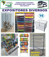 Expositores diversos , cestos aramados , ganchos