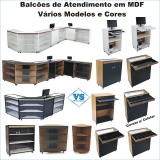 BALCÕES DE ATENDIMENTO EM MDF QUALIDADE SUPERIOR VÁRIOS MODELOS 