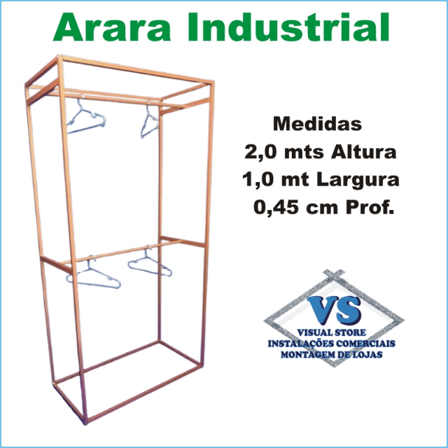 ARARA INDUSTRIAL 2,0 MTS ALT X 1,0 MT LARG X 0,45 CM PROF COR ROSE?cache=20241016122020