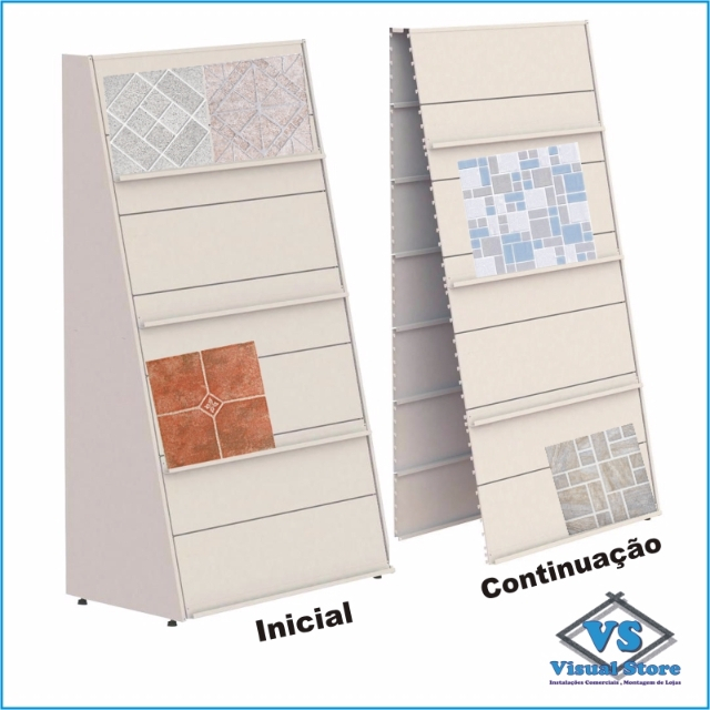 GNDOLA DE PISO REF E PAREDE PISOS E REVESTIMENTOS 1,92 X 0,96 C/ 4 SUPORTES MDULO CONTINUAO?cache=20250801141021
