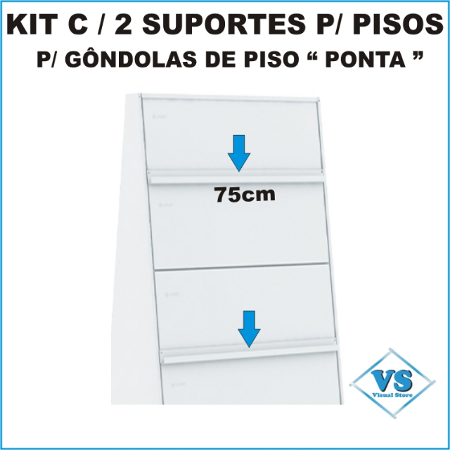 GONDOLA DE PISO REF G KIT 2 SUPORTES PARA PISOS REVESTIMENTOS 96CM PARA PONTA DE GONDOLA?cache=20250801142338