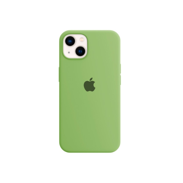 Capa iphone 13 silicone verde