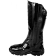 Bota Cano Longo em Couro Box Alto-Brilho Ref.7700 (C.A.)