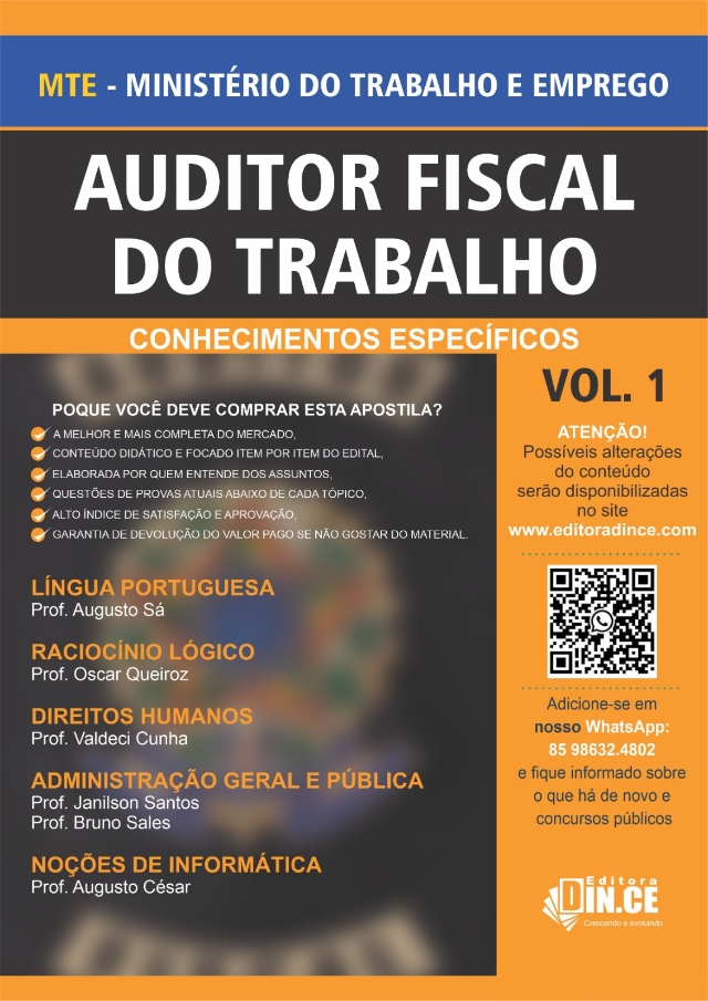 apostila AFT auditor fiscal do trabalho 2023