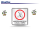 PLACA SINALIZE 12X12 MANTENHA ESTE LOCAL LIMPO