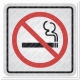 PLACA DE SINALIZE 12X12 PROIBIDO FUMAR