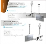 Suporte para TV de Teto com Rotacionador 300manual GSP-251 Z1199 Gaia