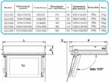 Suporte Flap Lift  para TV e Monitor de teto at 26 Max. 25Kg GLC-282 Gaia