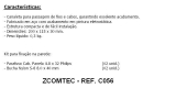 Canaleta passador de Cabos para TV Home