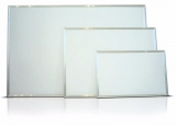 Quadro Branco Escolar Liso 90x120cm em Aluminio  