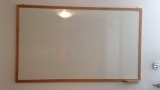 Quadro Branco Moldura de  Madeira 120x250 AxL 