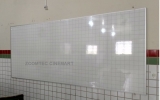 lousa branca Quadriculado Escolar mdf aluminio Poa