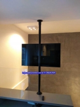 Suporte TV Mvel ao Teto 360 32/75 0/1MT Alumnio SPT190525 Preto