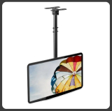 SUPORTE TV TETO COM GIRO 360 26 A 75  REGULAGEM ALTURA 71/1,58MT CM A05V6 PRETO ELG