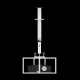 SUPORTE PROJETOR DE TETO DE GAIOLA TELESCPICO 50/80CM 360 10KG INC 18 ANTI-FURTO SPG-3540TG BR