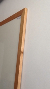  Quadro Branco de Madeira 120X200 cm Poa