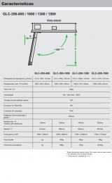 Flap de Teto para TV e Monitor at 43 GLC-295-1000 Gaia