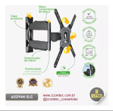 SUPORTE TV PAREDE ARTICULADO 180 INCLINAO 8 26 / 75 A02V4N PRETO ELG