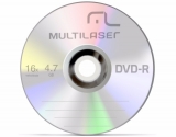Midia Dvd-r Multilaser 16x/4.7gb Original Unidade