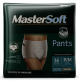 FRALDA MASTERSOFT PANTS P/M COM 16 UNIDADES 