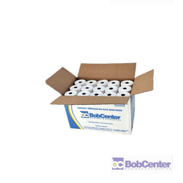 Bobina Termica 80x40 Branca 44 gr - Caixa c/ 30 rolos - Promo��o Site 