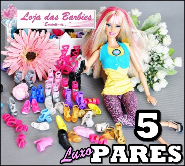 Roupas E Sapatos De Barbie Boneca: comprar mais barato no Submarino