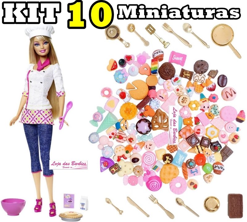 Kit Roupa Fashion Para Boneca Barbie Roupa 5 Pçs Casaco Poá