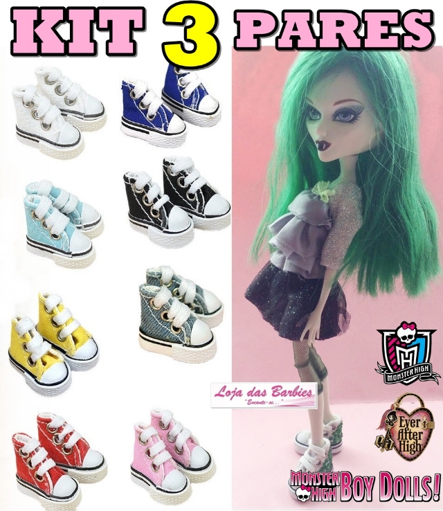 Kit Ever After High 4 bonecas