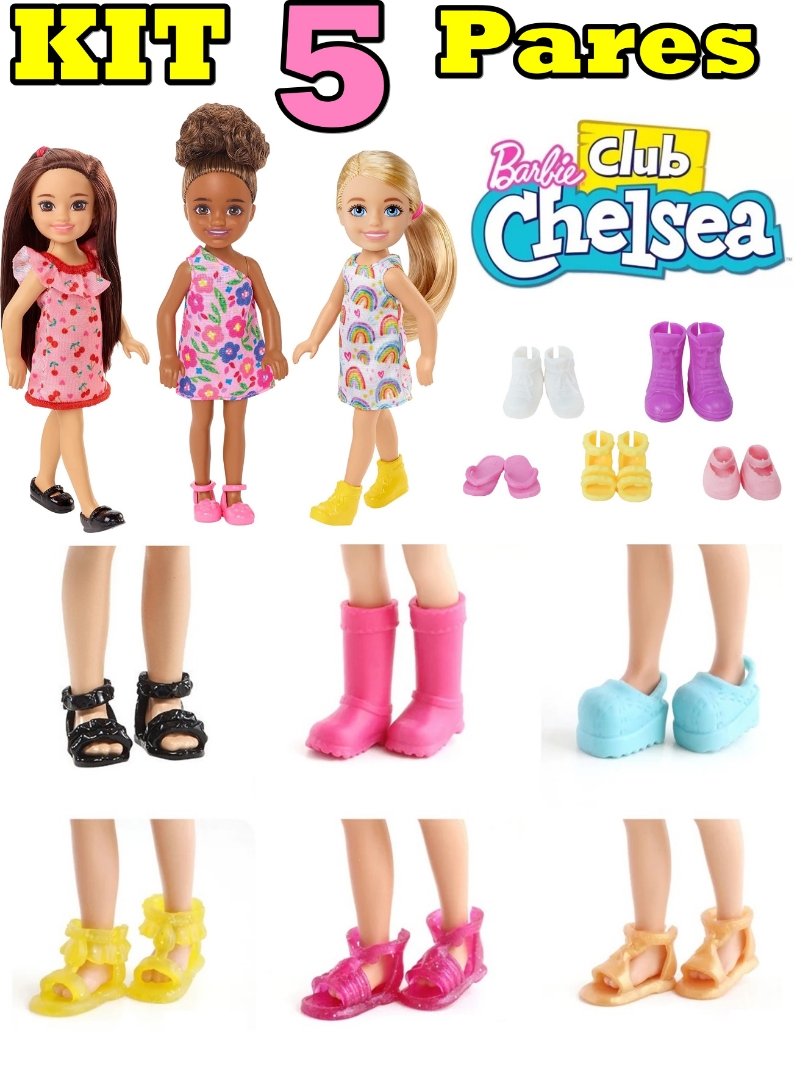 Roupa + Sapato Boneca Kelly Chelsea Evi Love Irmã Barbie 26