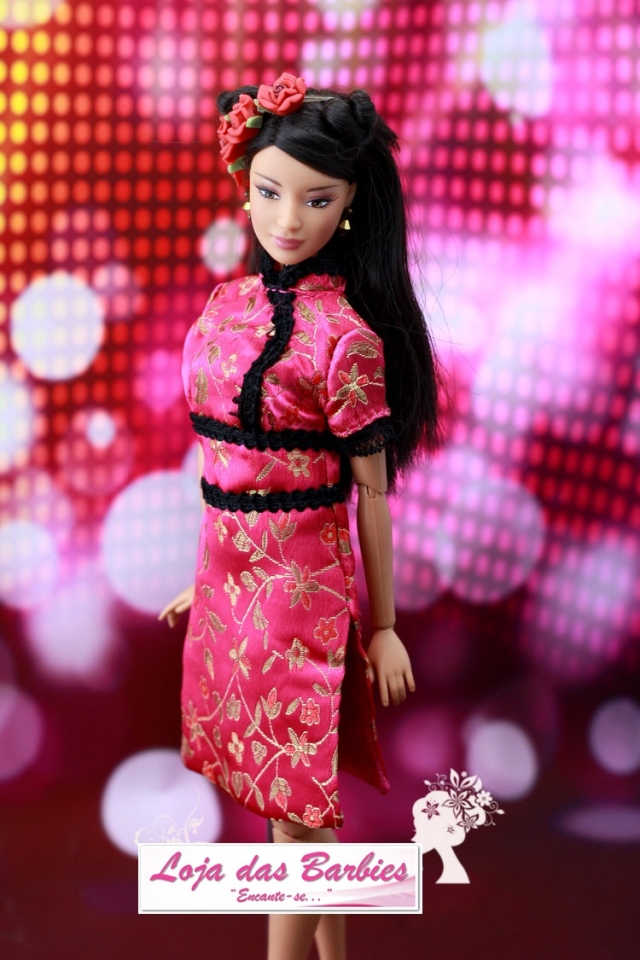 Roupa De Crochê Para Boneca Barbie - R$ 35,00  Roupas de crochê para  bonecas, Roupas barbie de crochê, Vestido de boneca de crochê