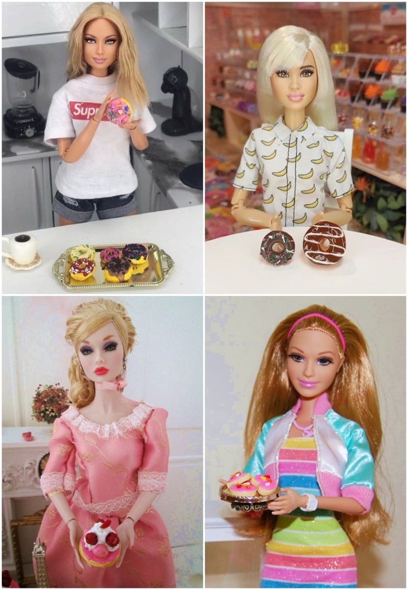 Lote Kit 3 Conjuntos Roupas Para Bonecas Barbie - Não Repete
