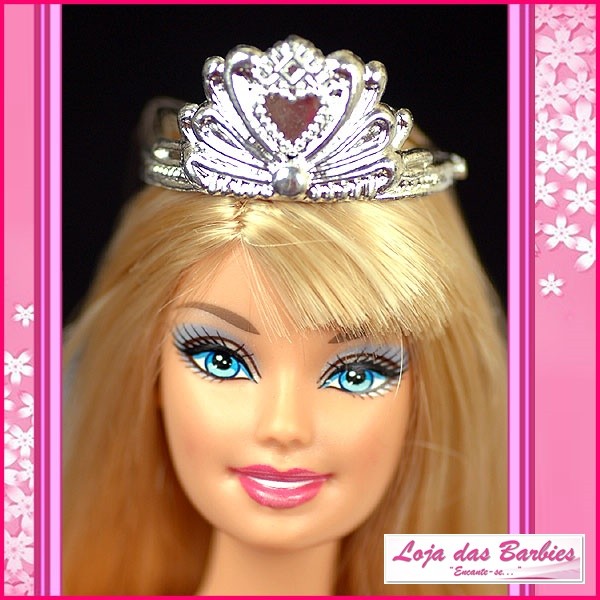 Boneca Barbie Princesa com coroa Mattel - Loja Zuza Brinquedos